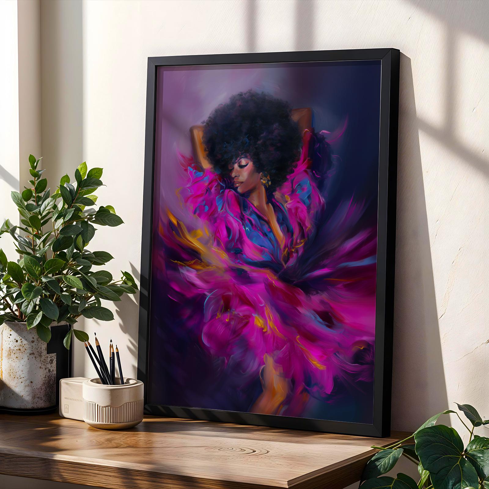 Dancer In Motion Wall Art Print 229 Soluna Soul