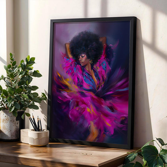 Dancer In Motion Wall Art Print 229 Soluna Soul