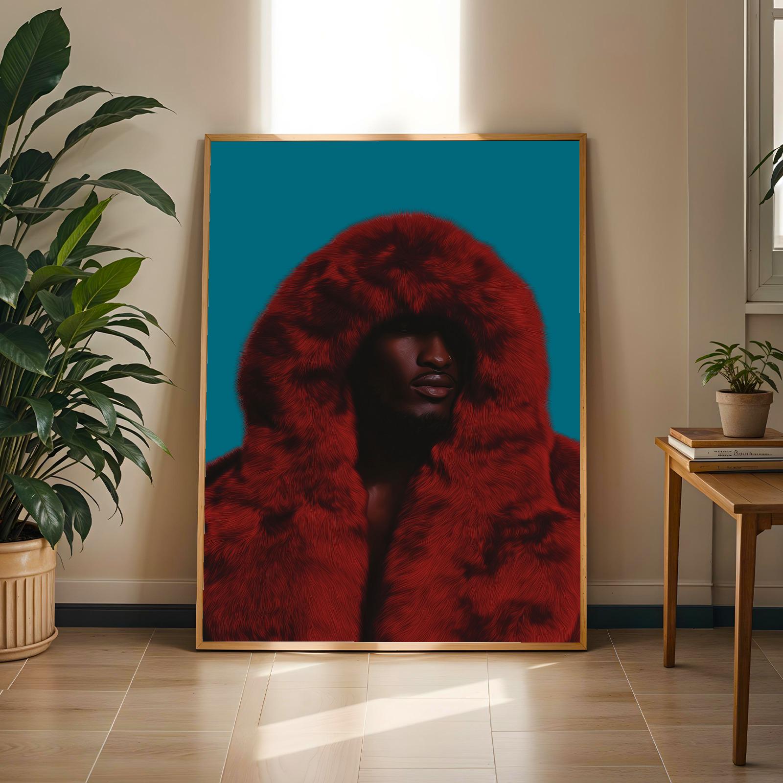 Afrocentric Art Wall Art Print 284 Soluna Soul