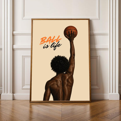 Ball Is Life Wall Art Print Soluna Soul