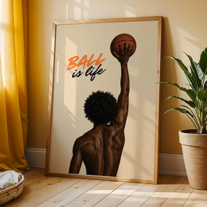 Ball Is Life Wall Art Print Soluna Soul