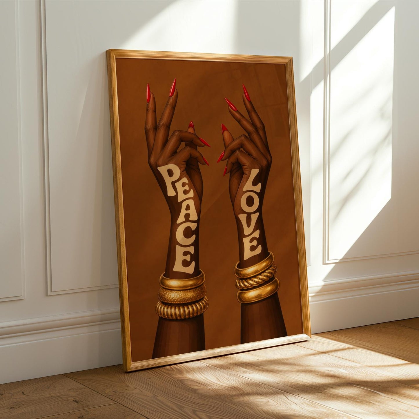 Peace & Love Wall Art Print 237 Soluna Soul