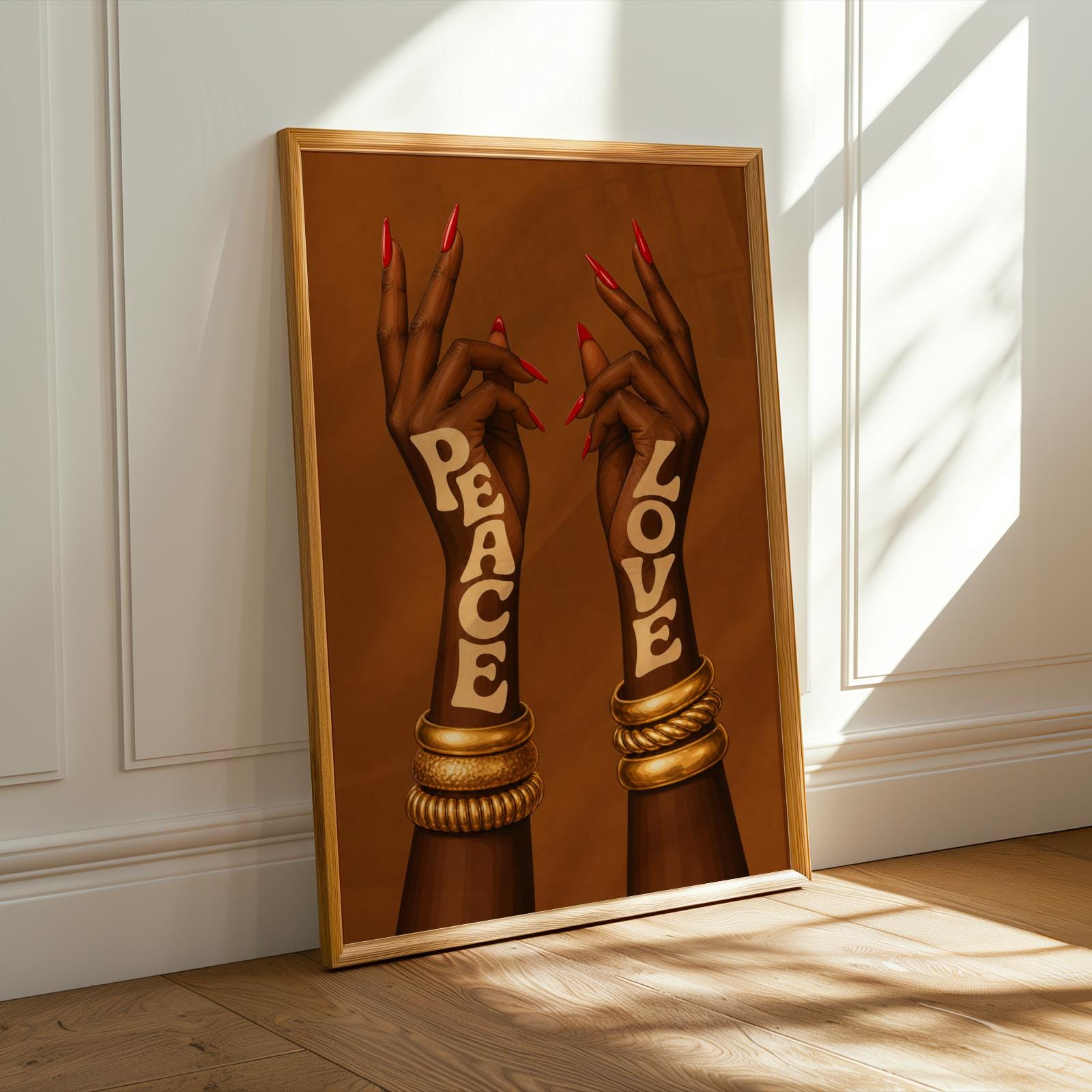 Peace & Love Wall Art Print 237 Soluna Soul