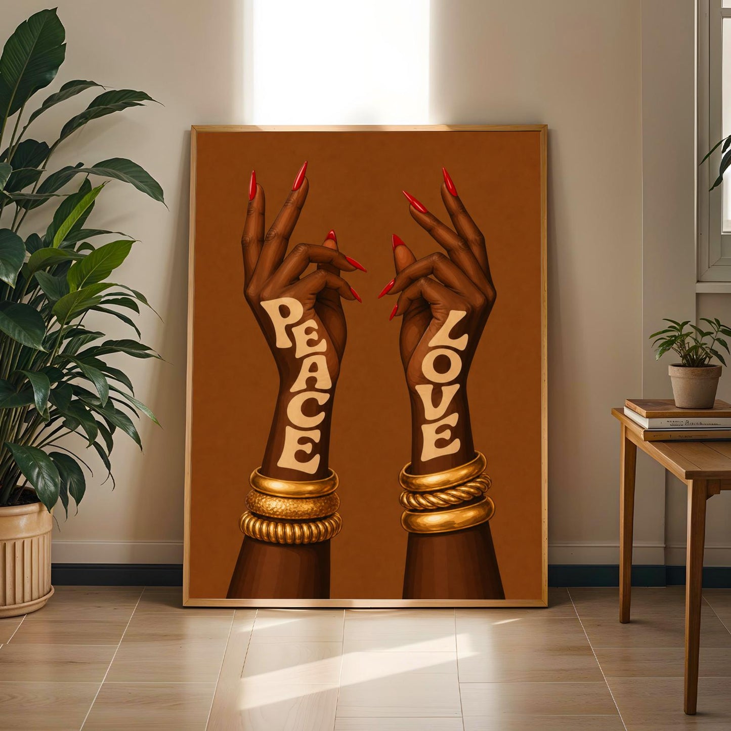 Peace & Love Wall Art Print 237 Soluna Soul