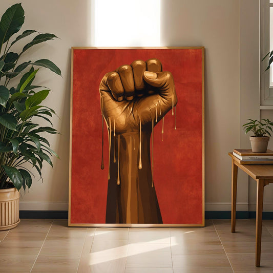 Black Power Wall Art Print 233 Soluna Soul