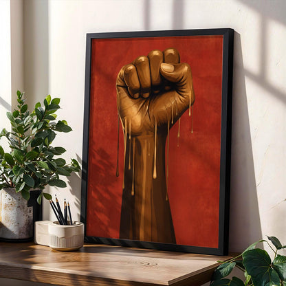 Black Power Wall Art Print 233 Soluna Soul