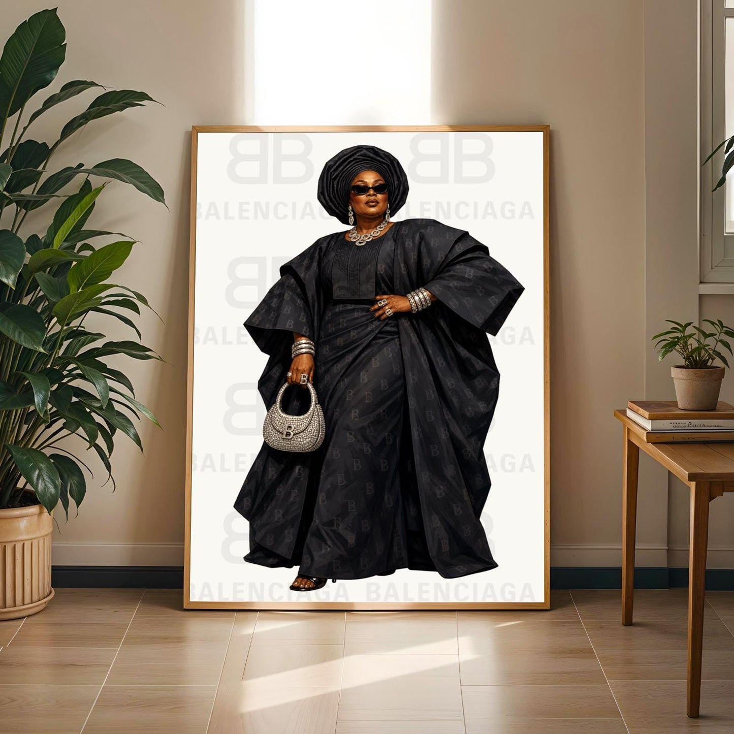 African Aunty Luxe Wall Art Print 239 Soluna Soul