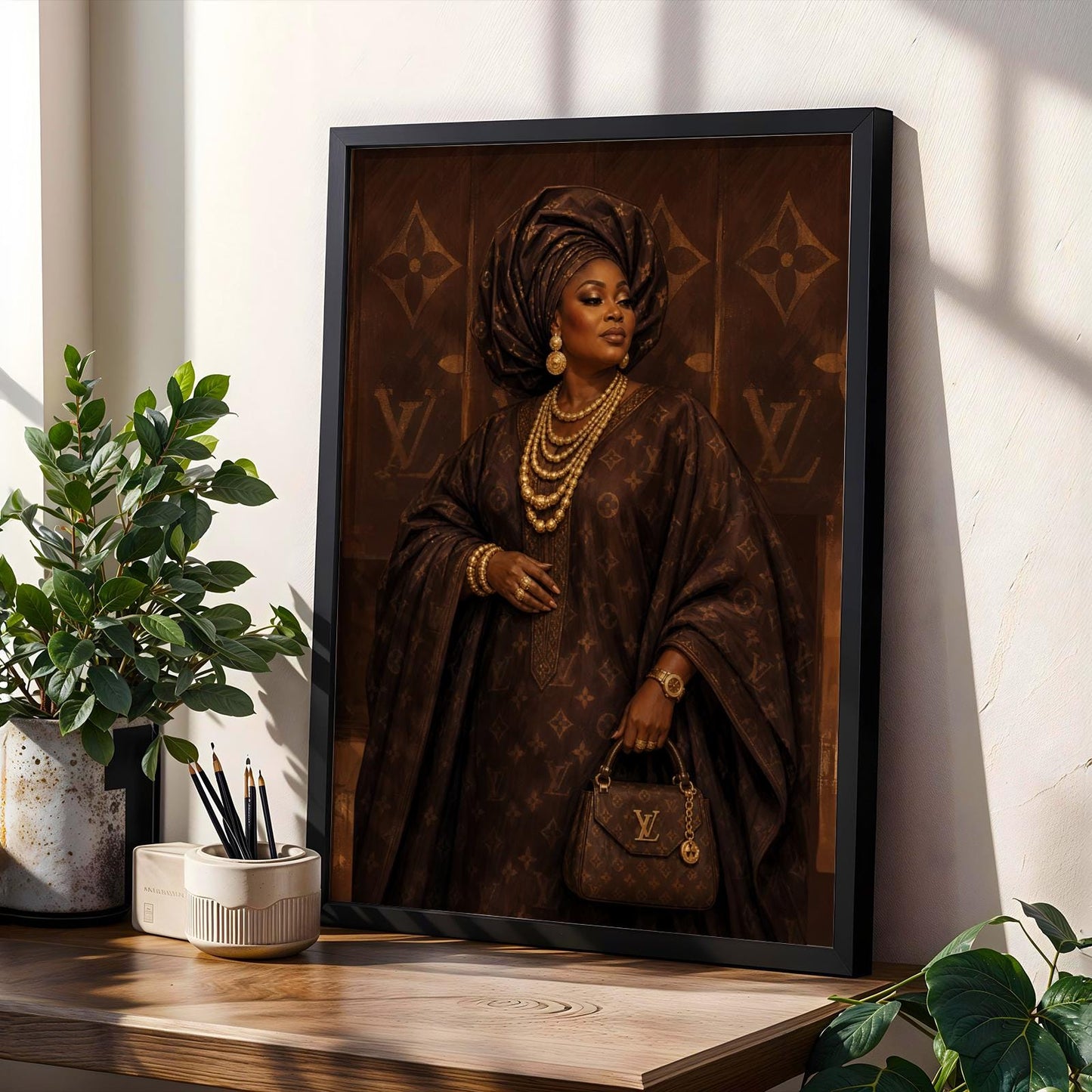 African Aunty Luxe Wall Art Print 238 Soluna Soul