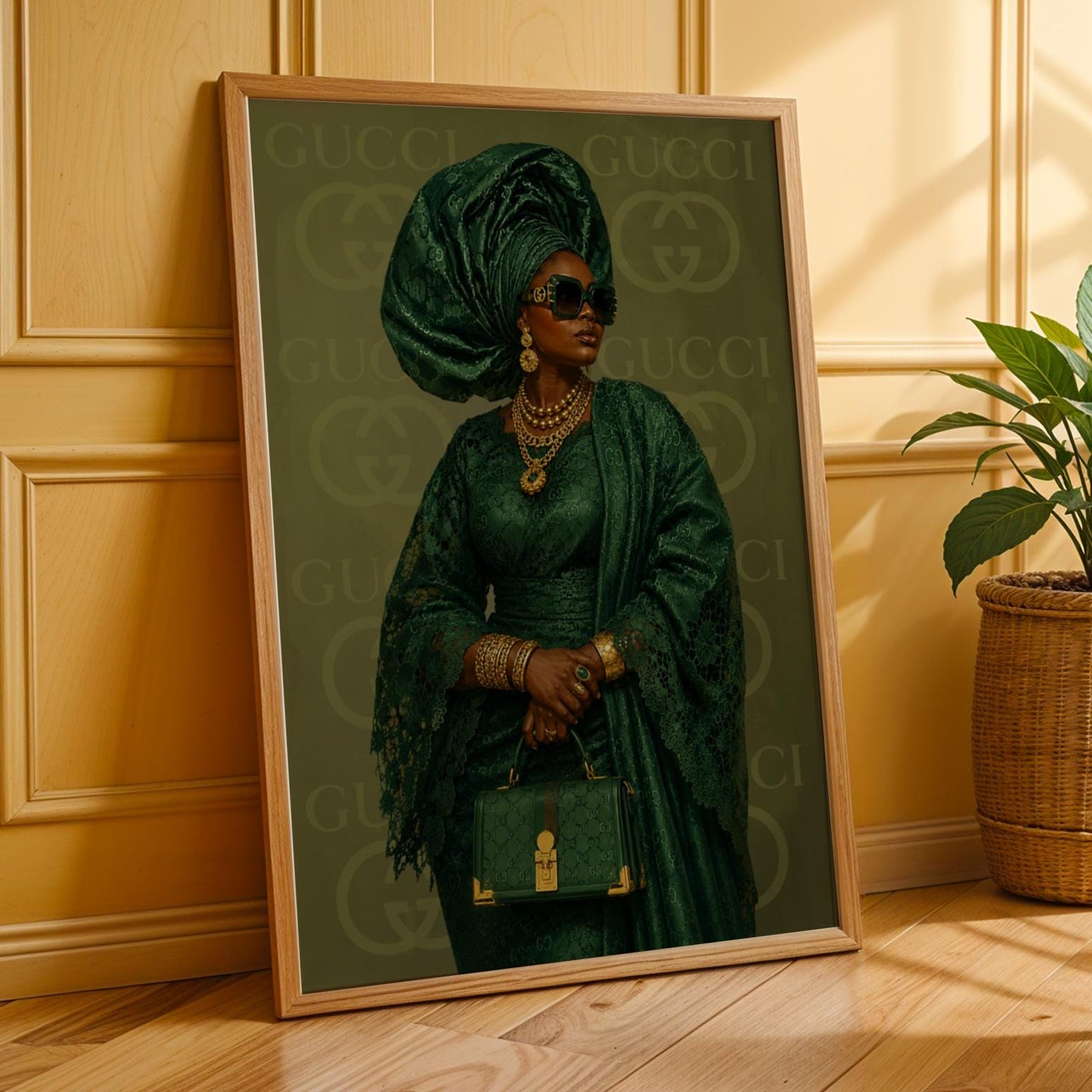 African Aunty Luxe Wall Art Print 241 Soluna Soul