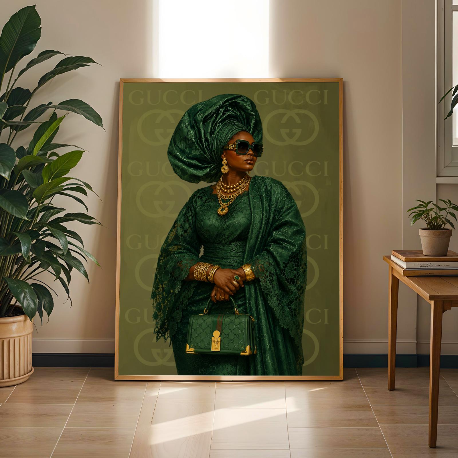 African Aunty Luxe Wall Art Print 241 Soluna Soul