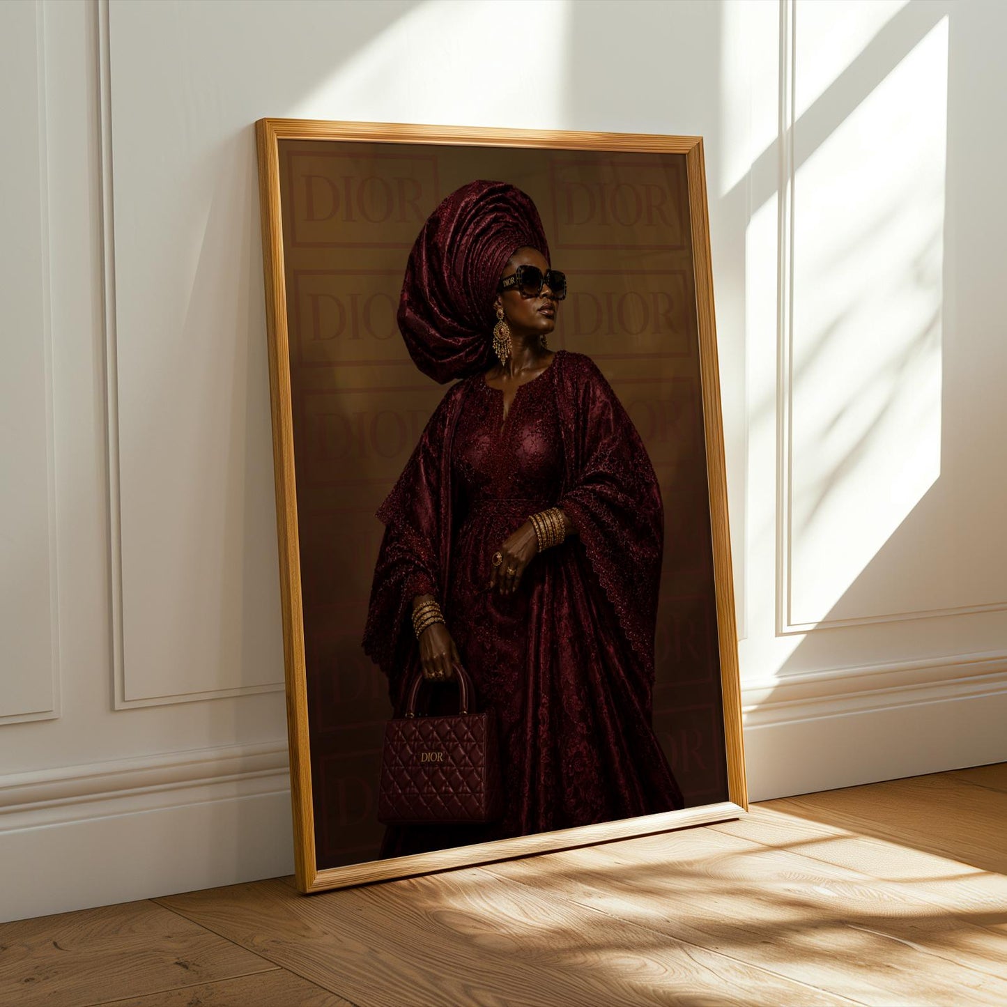 African Aunty Luxe Wall Art Print 243 Soluna Soul