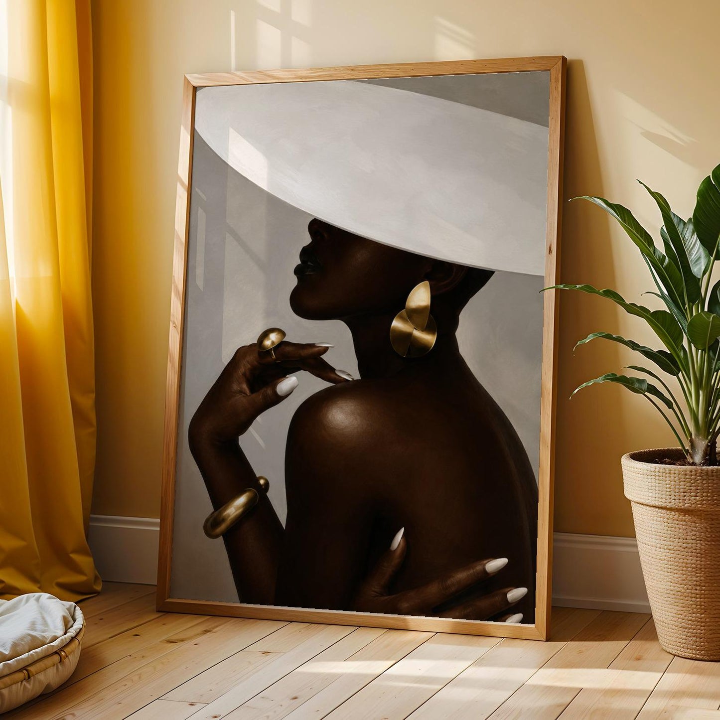Afrocentric Black Woman Wall Art Print 299 Soluna Soul