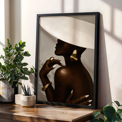 Afrocentric Black Woman Wall Art Print 299 Soluna Soul