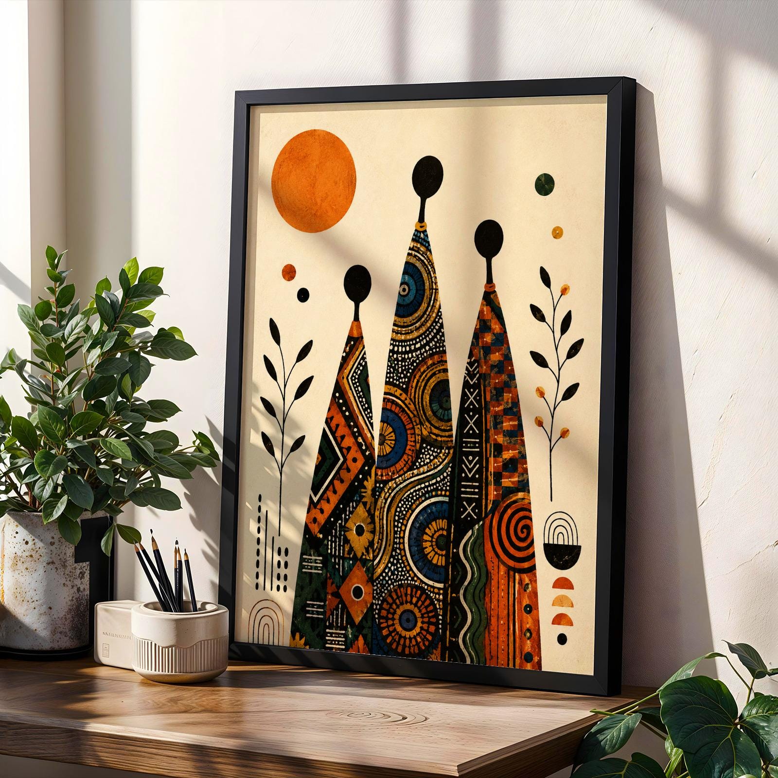 Abstract Familyhood Wall Art Print 308 Soluna Soul
