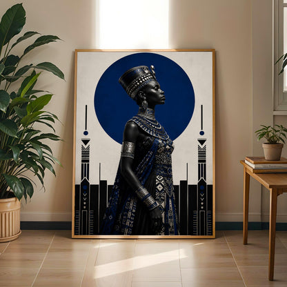 Afrocentric African Art Print 309 Soluna Soul