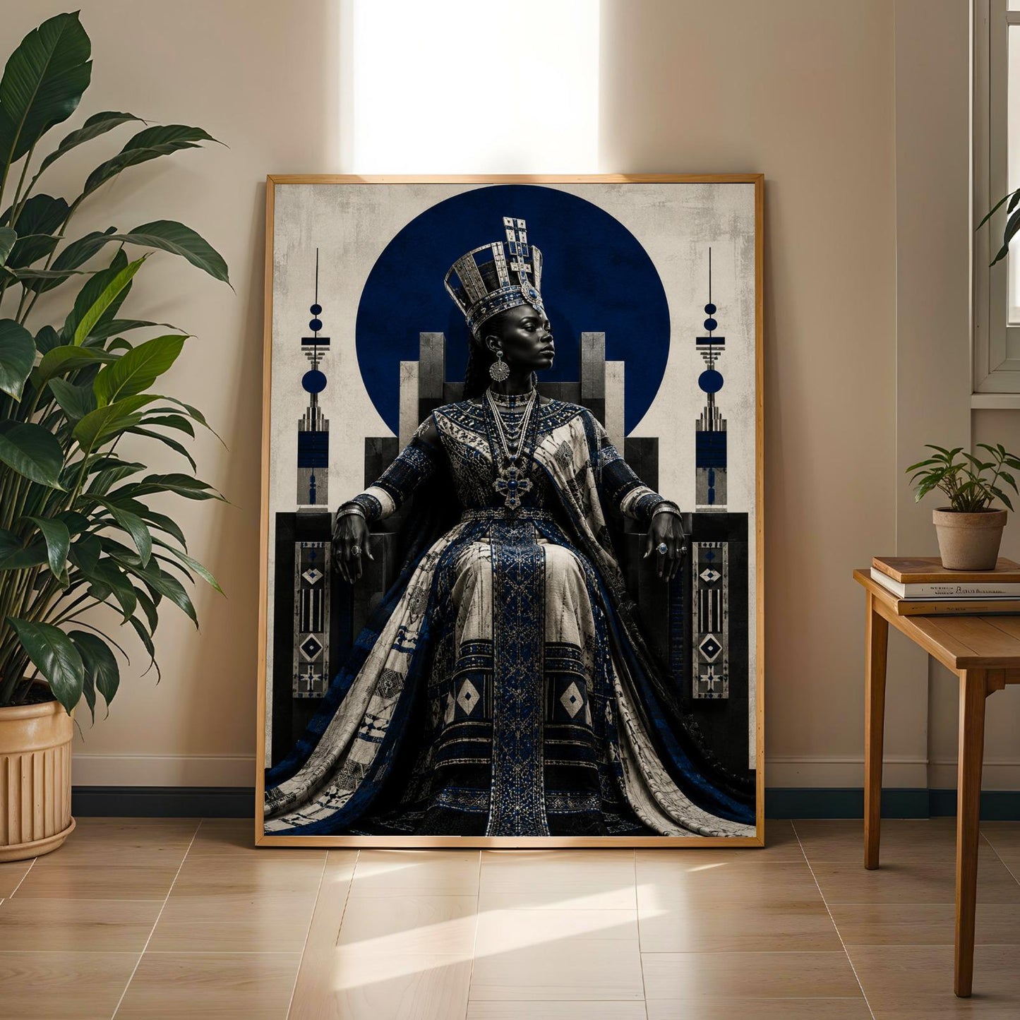Afrocentric African Art Print 311 Soluna Soul