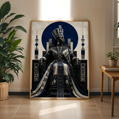 Afrocentric African Art Print 311 Soluna Soul