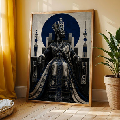 Afrocentric African Art Print 311 Soluna Soul