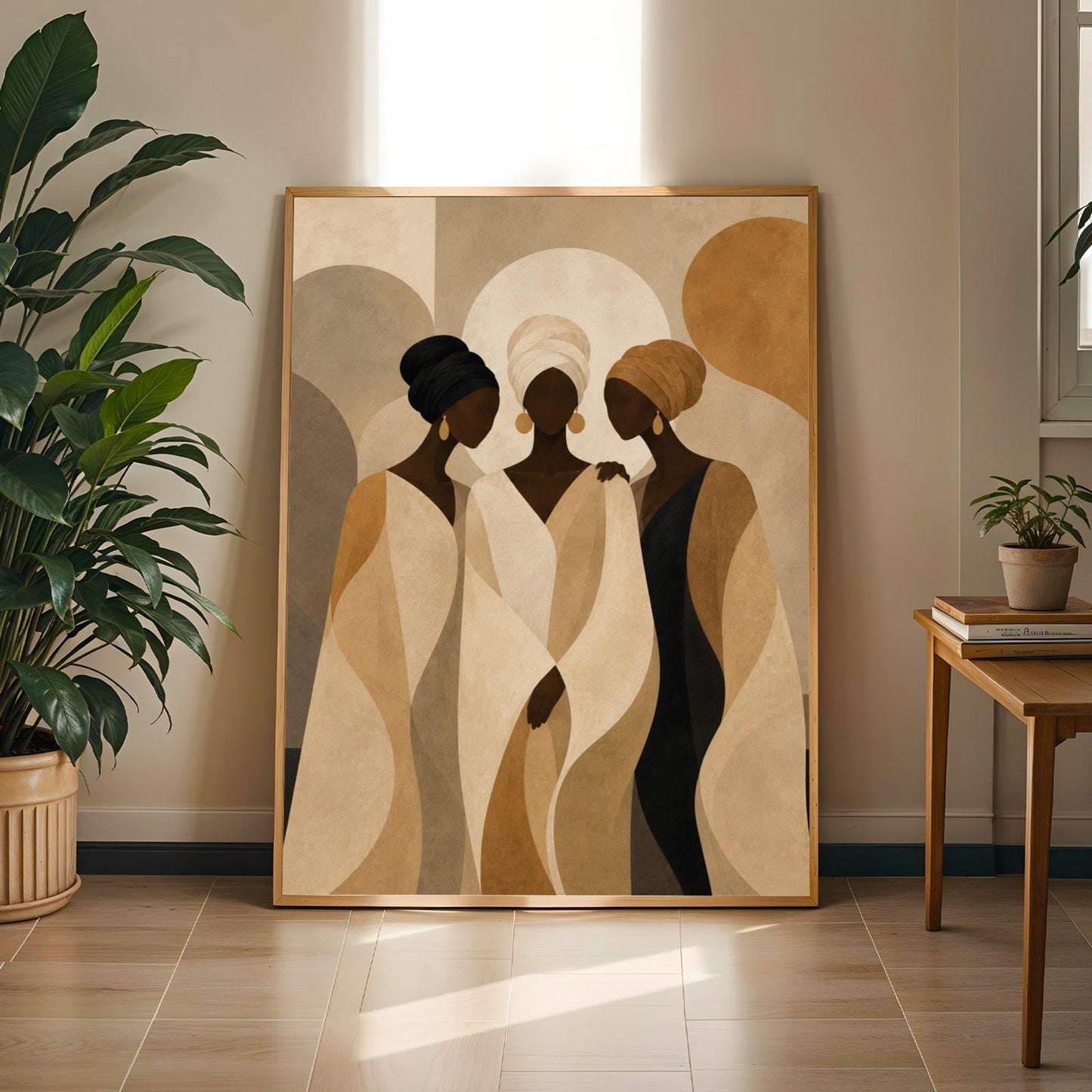Three Abstract Women Wall Art Print 250 Soluna Soul
