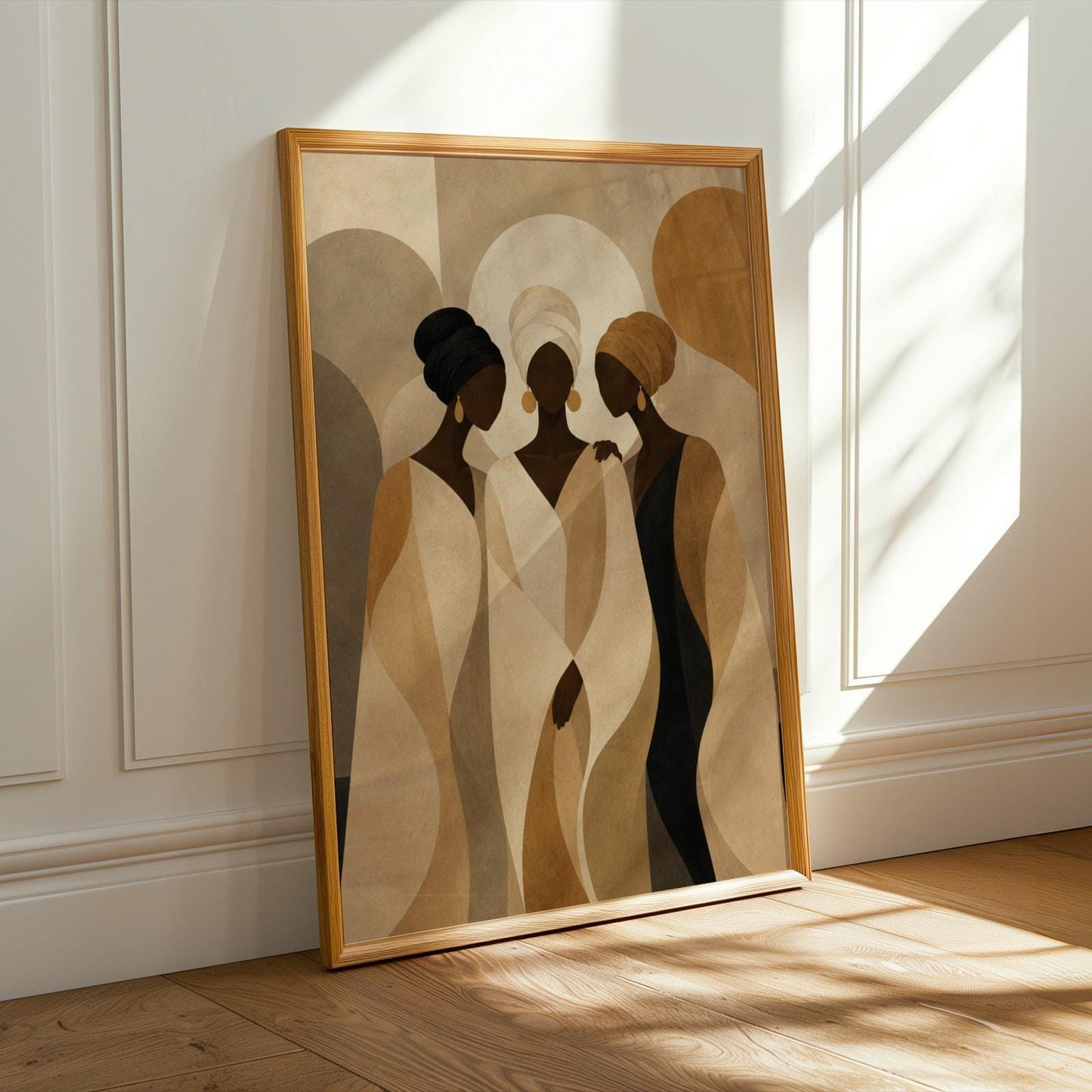 Three Abstract Women Wall Art Print 250 Soluna Soul