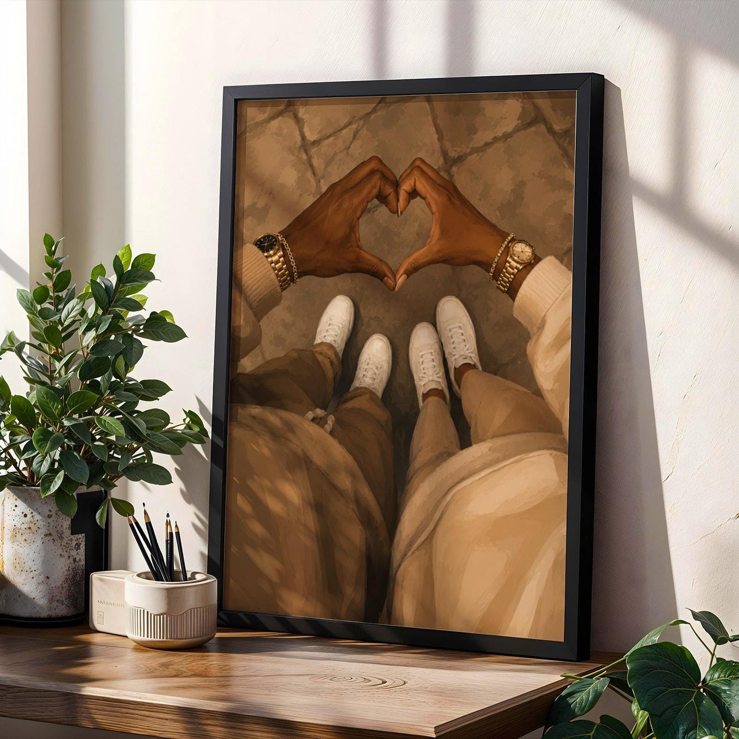 Couple Love Wall Art Print 258 Soluna Soul