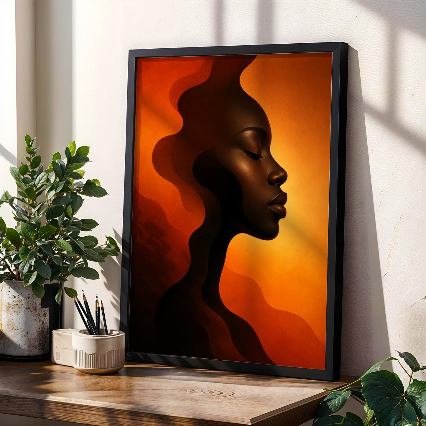 Abstract Woman Wall Art Print 254 Soluna Soul