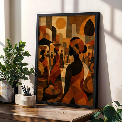 Silhouetted Figures Wall Art Print 251 Soluna Soul