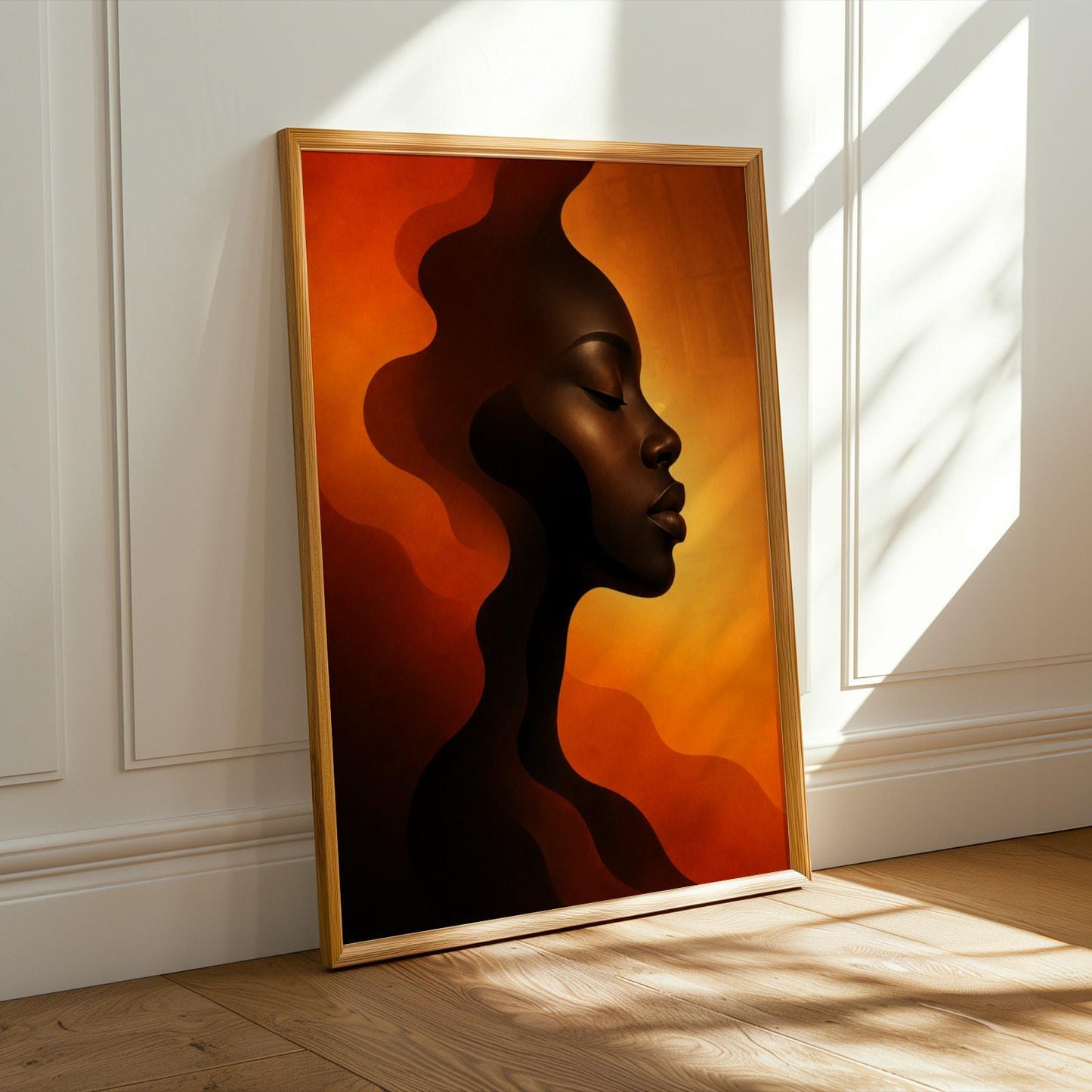 Abstract Woman Wall Art Print 254 Soluna Soul