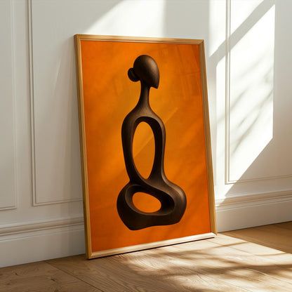 Abstract Sculpture Figure Wall Art Print 255 Soluna Soul