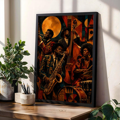 Jazz Band Musicians Wall Art Print 260 Soluna Soul