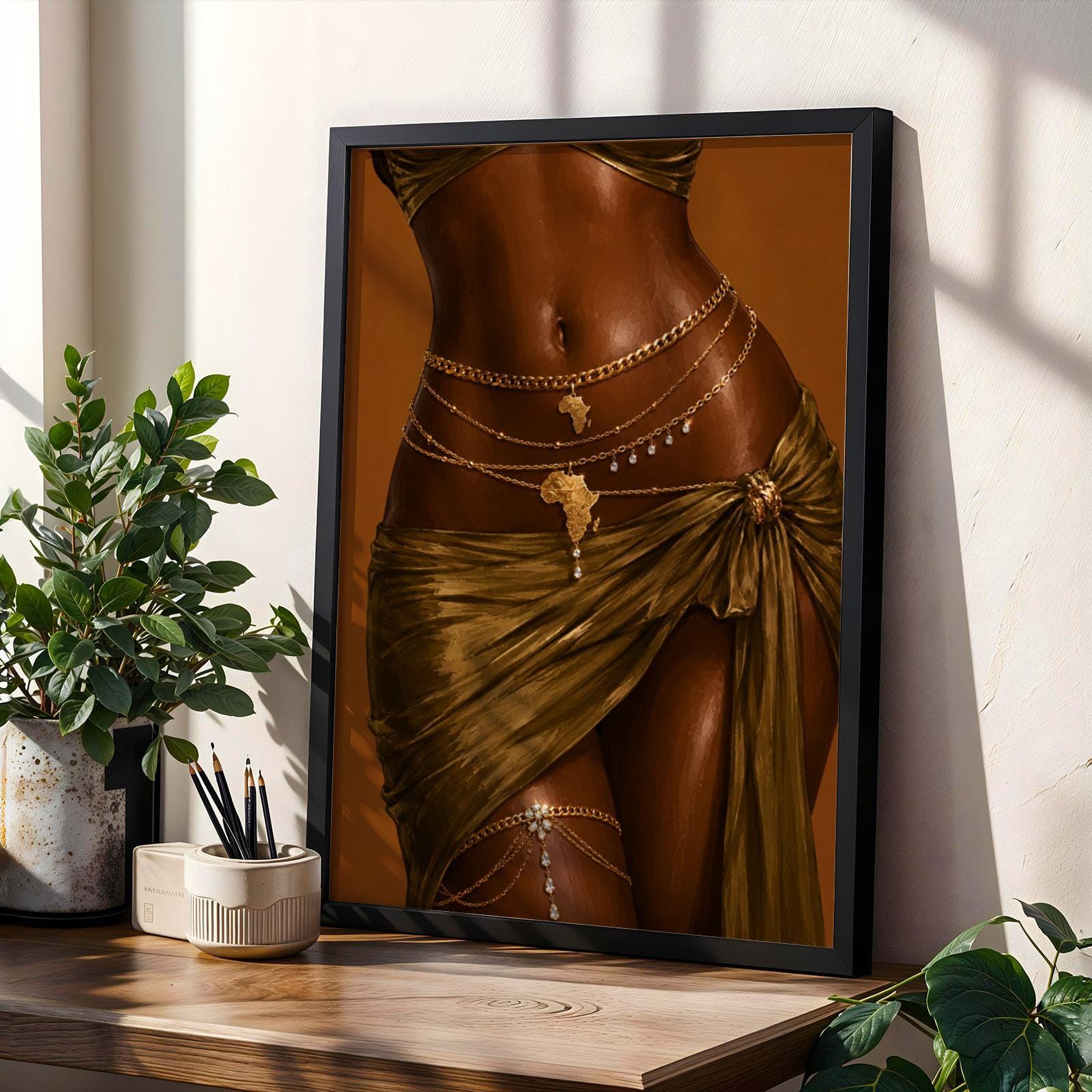 Draped Goddess Wall Art Print 248 Soluna Soul
