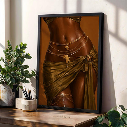 Draped Goddess Wall Art Print 248 Soluna Soul