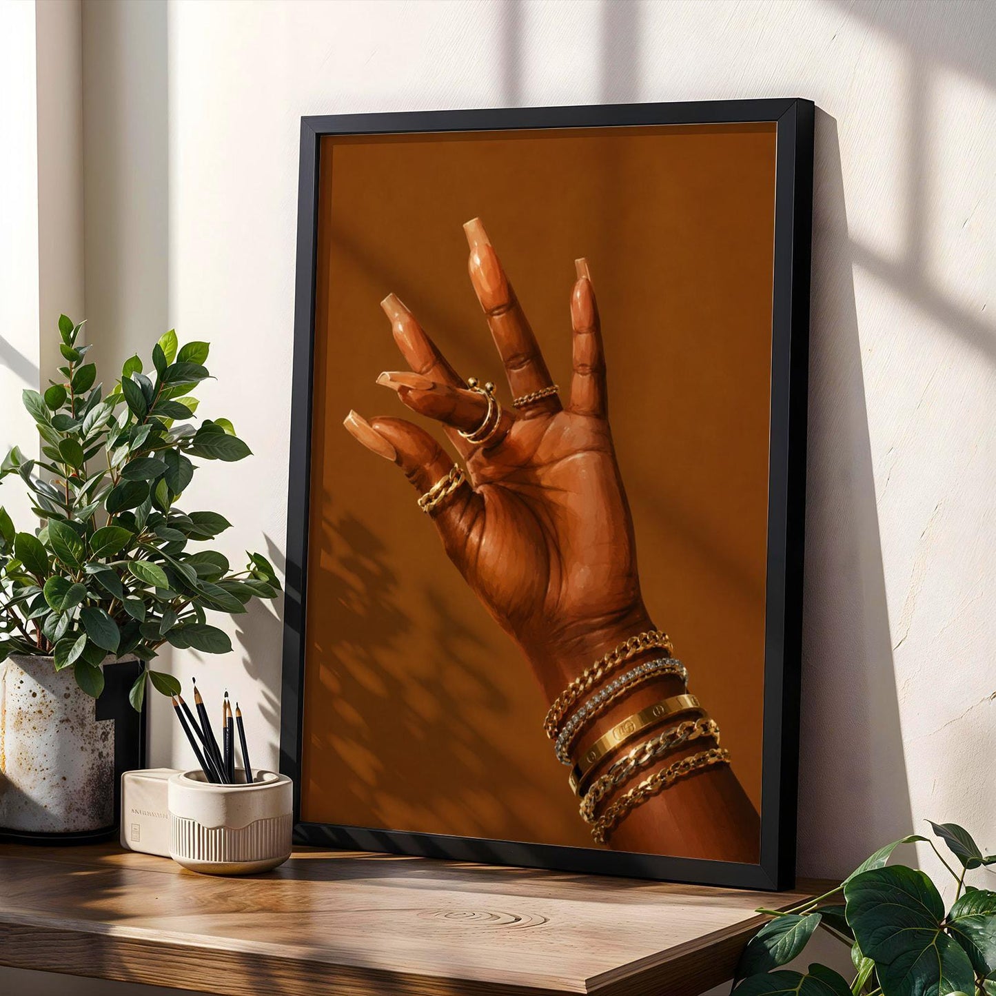 Clock It Wall Art Print 247 Soluna Soul