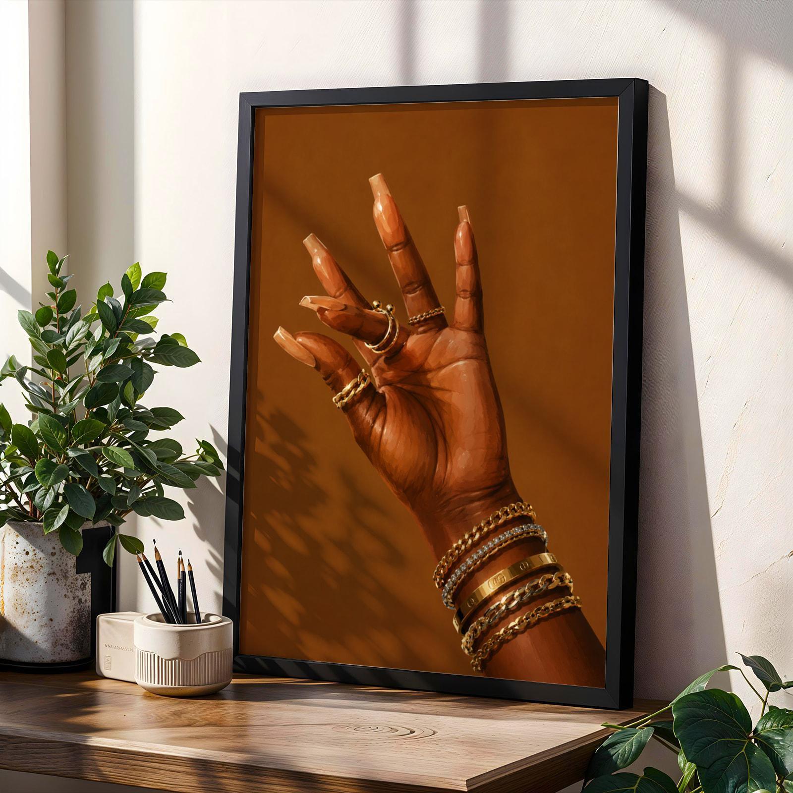 Clock It Wall Art Print 247 Soluna Soul