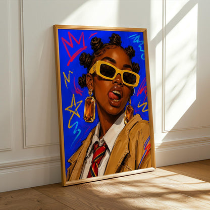 Woman Portrait Wall Art Print 249 Soluna Soul