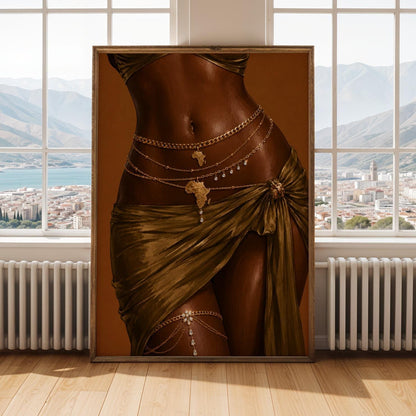 Draped Goddess Wall Art Print 248 Soluna Soul
