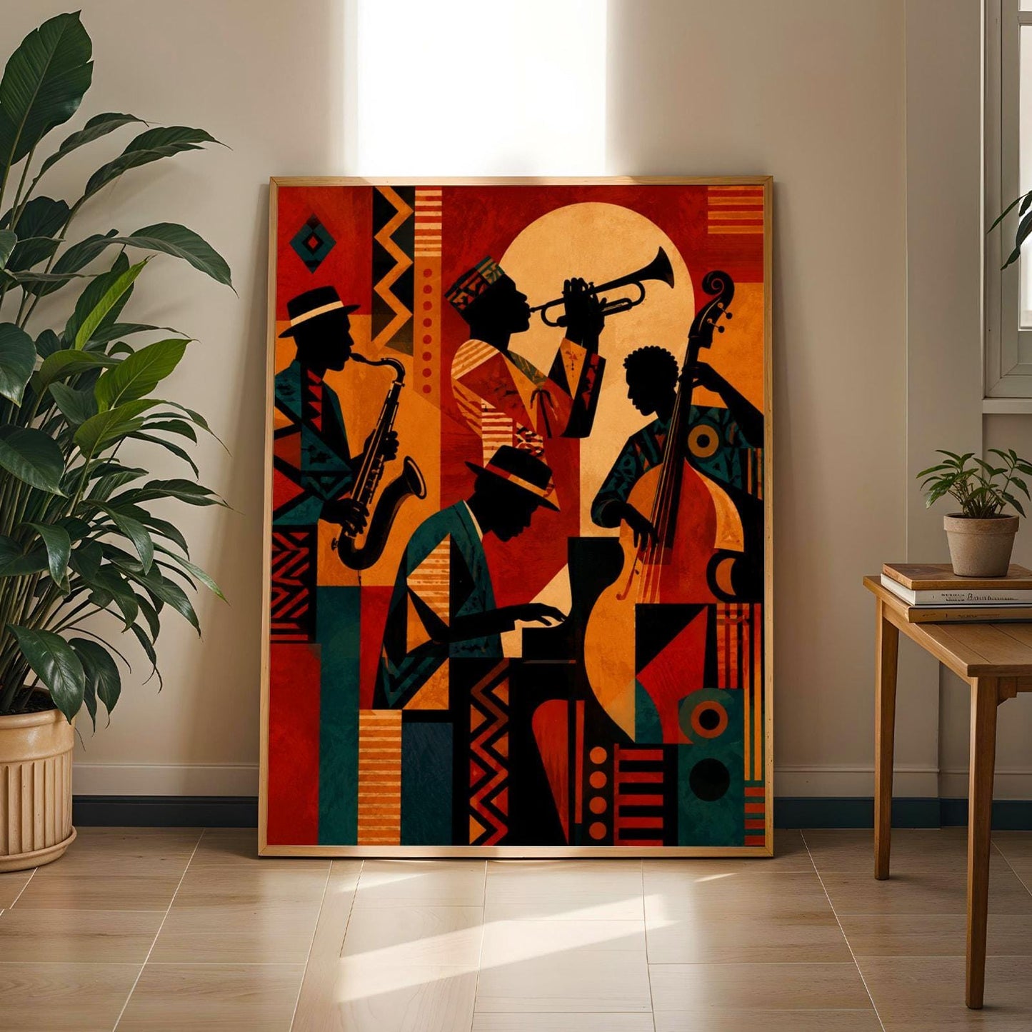 Jazz Band Musicians Wall Art Print 5 Soluna Soul