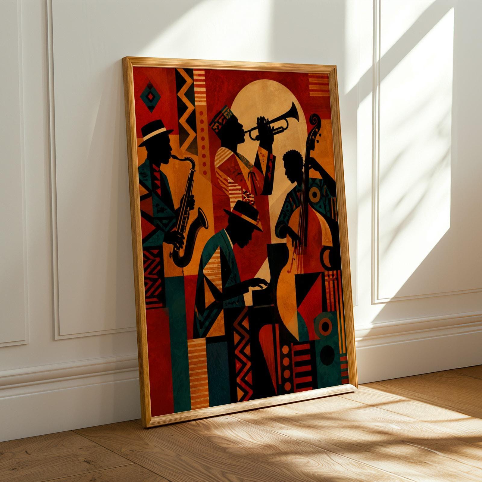 Jazz Band Musicians Wall Art Print 5 Soluna Soul