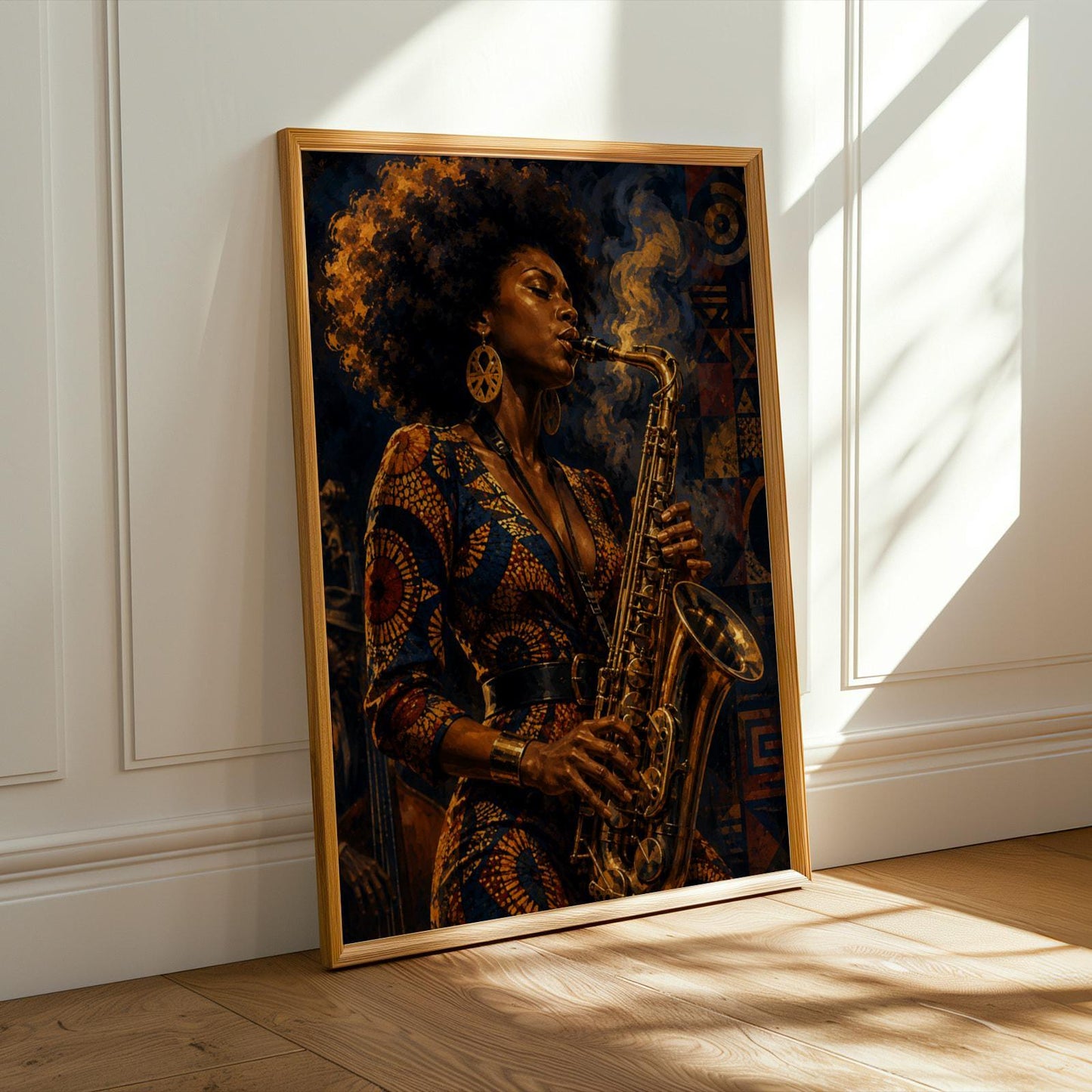 Jazz Saxophonist Wall Art Print 3 Soluna Soul