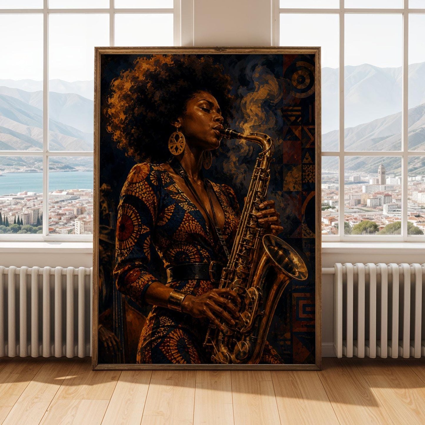 Jazz Saxophonist Wall Art Print 3 Soluna Soul