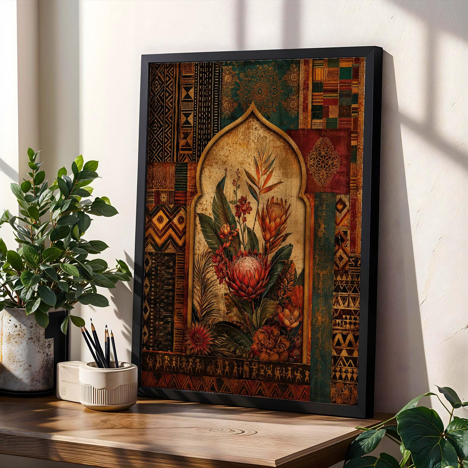 Afrocentric Wall Art Print 265 Soluna Soul