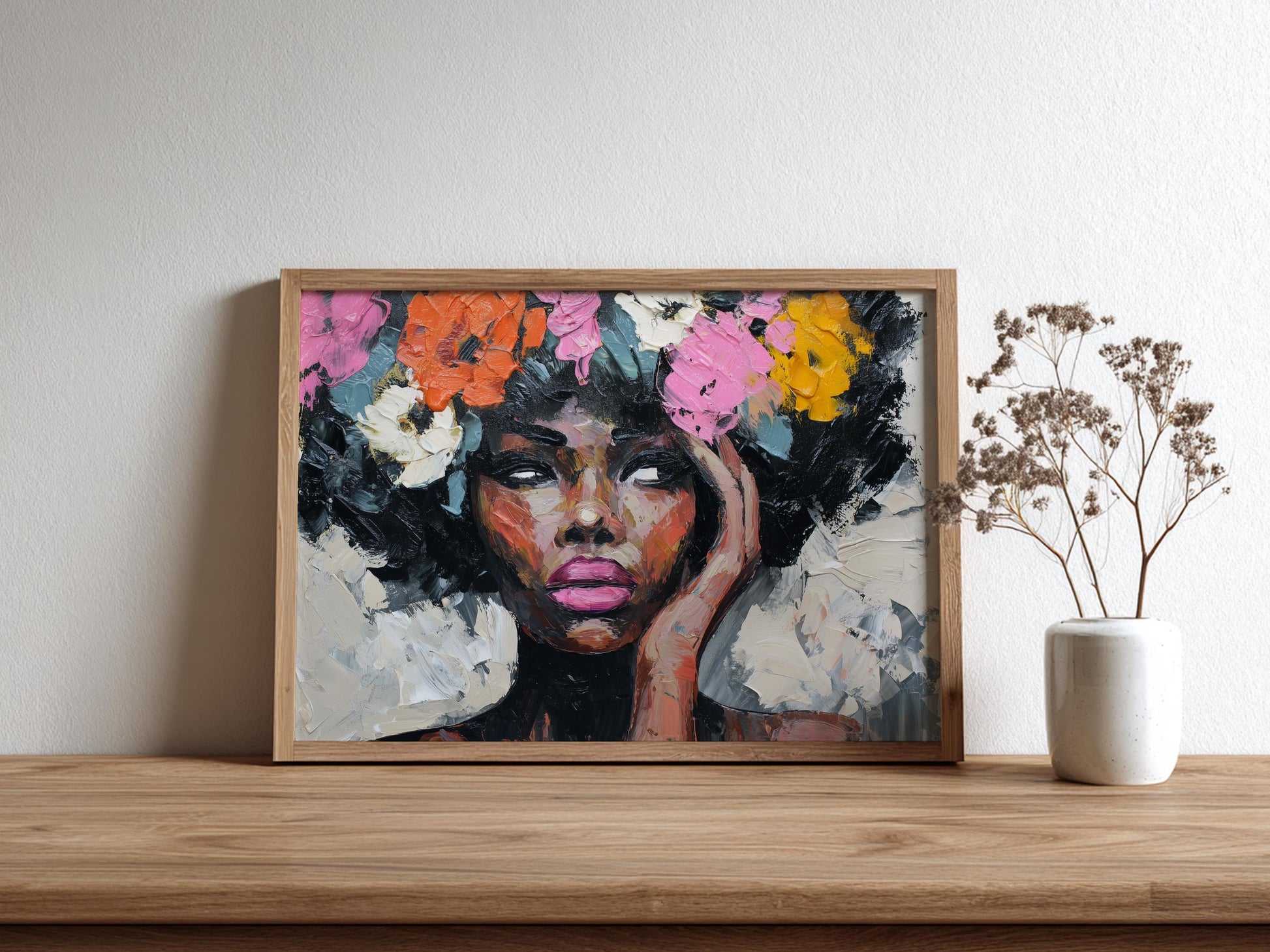 Afrocentric Wall Art Print L1 Soluna Soul