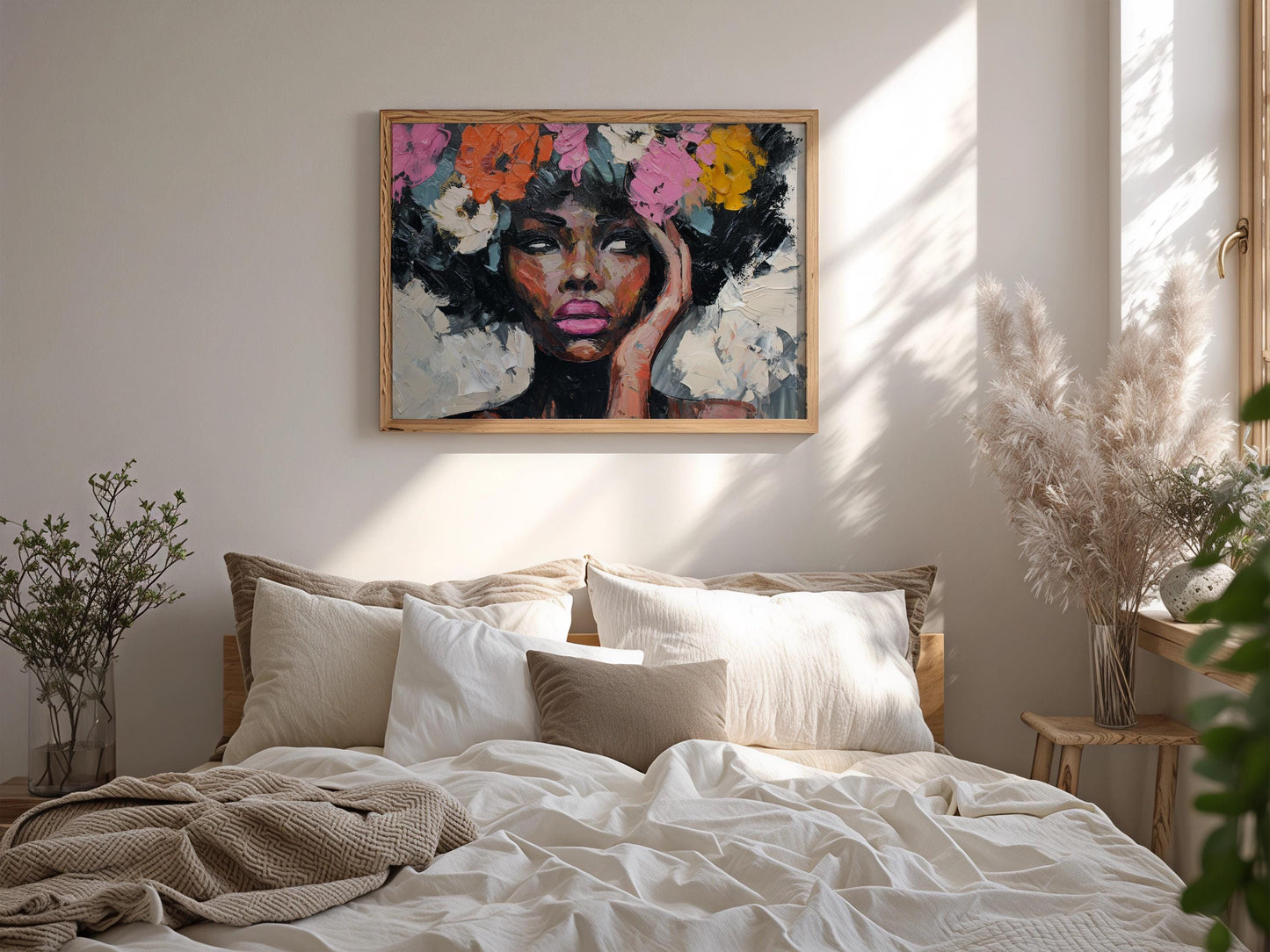 Afrocentric Wall Art Print L1 Soluna Soul