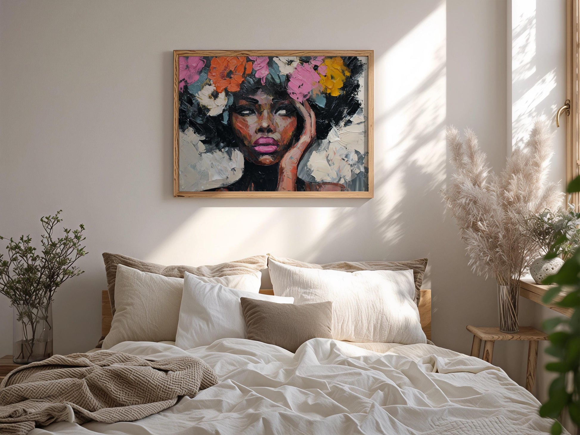 Afrocentric Wall Art Print L1 Soluna Soul