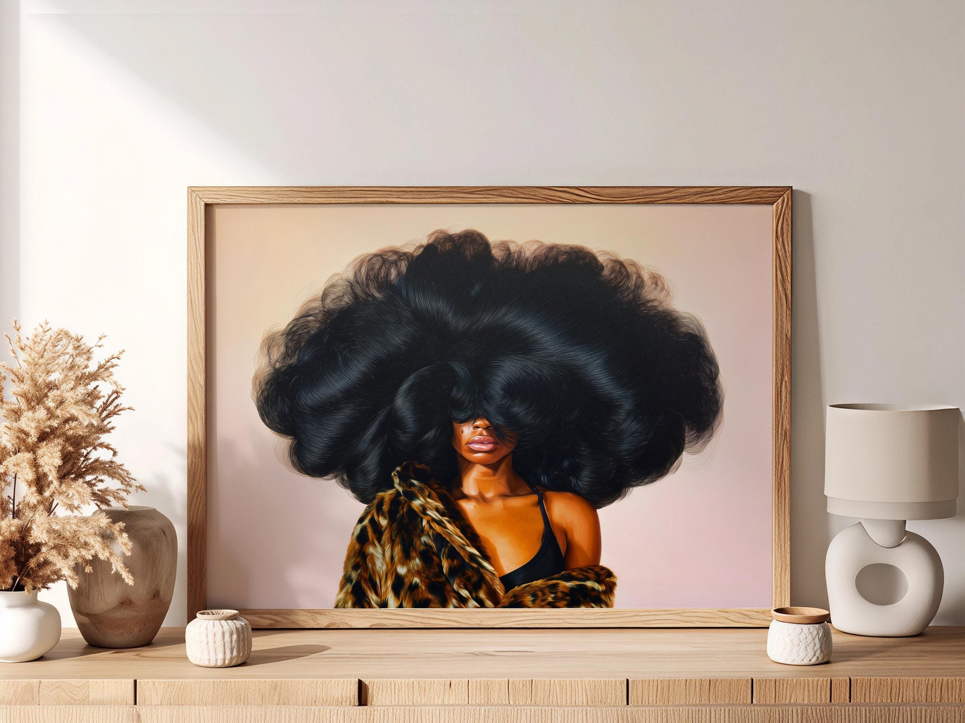 Afrocentric Wall Art Print L2 Soluna Soul