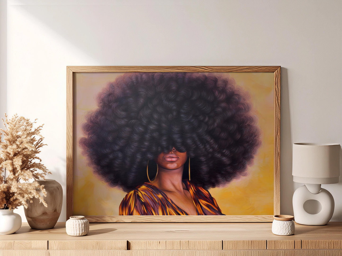 Afrocentric Wall Art Print L3 Soluna Soul