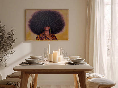 Afrocentric Wall Art Print L3 Soluna Soul