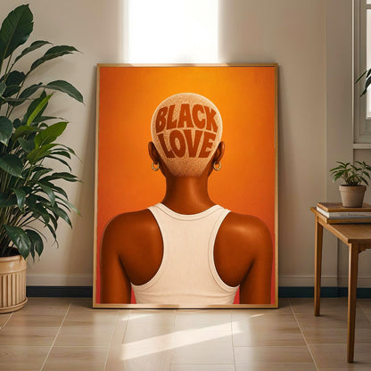 Black Love Wall Art Print 269 Soluna Soul