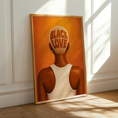 Black Love Wall Art Print 269 Soluna Soul
