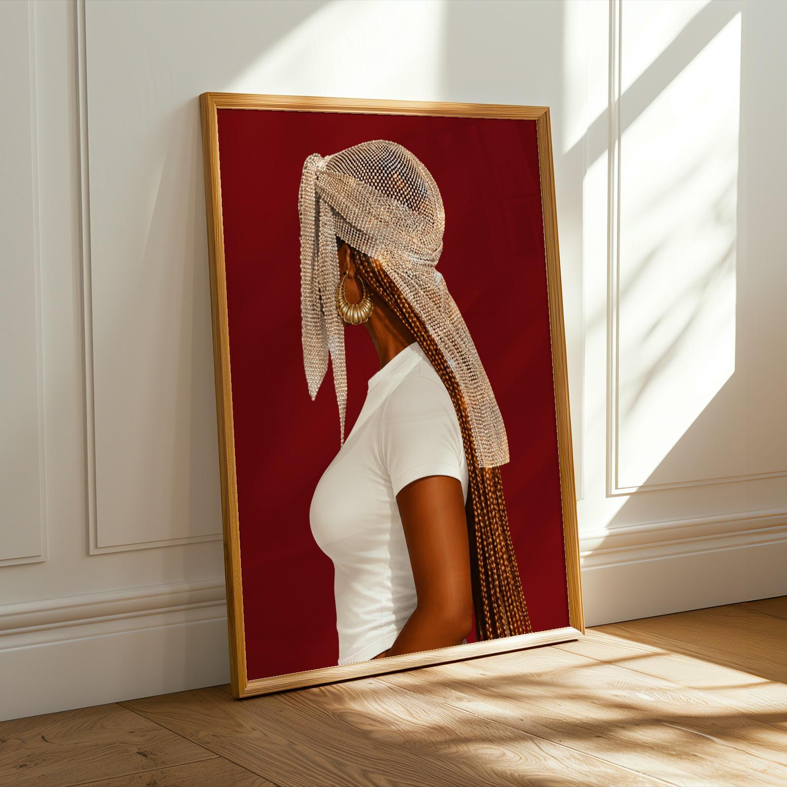 Black Girl Wall Art Print 274 Soluna Soul